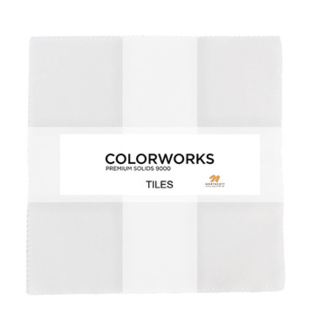 Colorworks 10" Square Pack (Layer Cake) in Superwhite by Northcott for Northcott (TCWWT42-10)